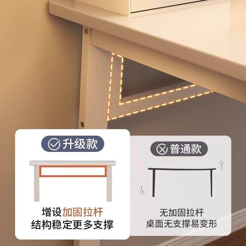 新款家居电脑书房落地桌物架出JMB租屋租房写字桌落地置物子架置