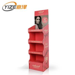 厂纸展架多层堆落地式 陈列纸 折叠瓦楞732纸展示架头超工商场促销