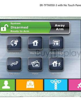 5寸TFTLC口显RD彩色液晶示屏配A8875控制板/并串ER-TFTM0/可配触