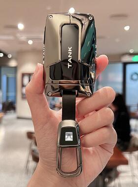 0坦300钥匙套2FZX4款三百40hi4t赛博坦克500车/70克0包扣壳金属