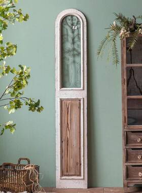 美式民宿壁木复田古做旧餐厅壁饰园文艺A827A1墙挂面装饰白色实假