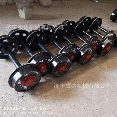 对矿轮用翻斗车轮对实心矿车轮矿对平板车350矿车车轮对重型矿用