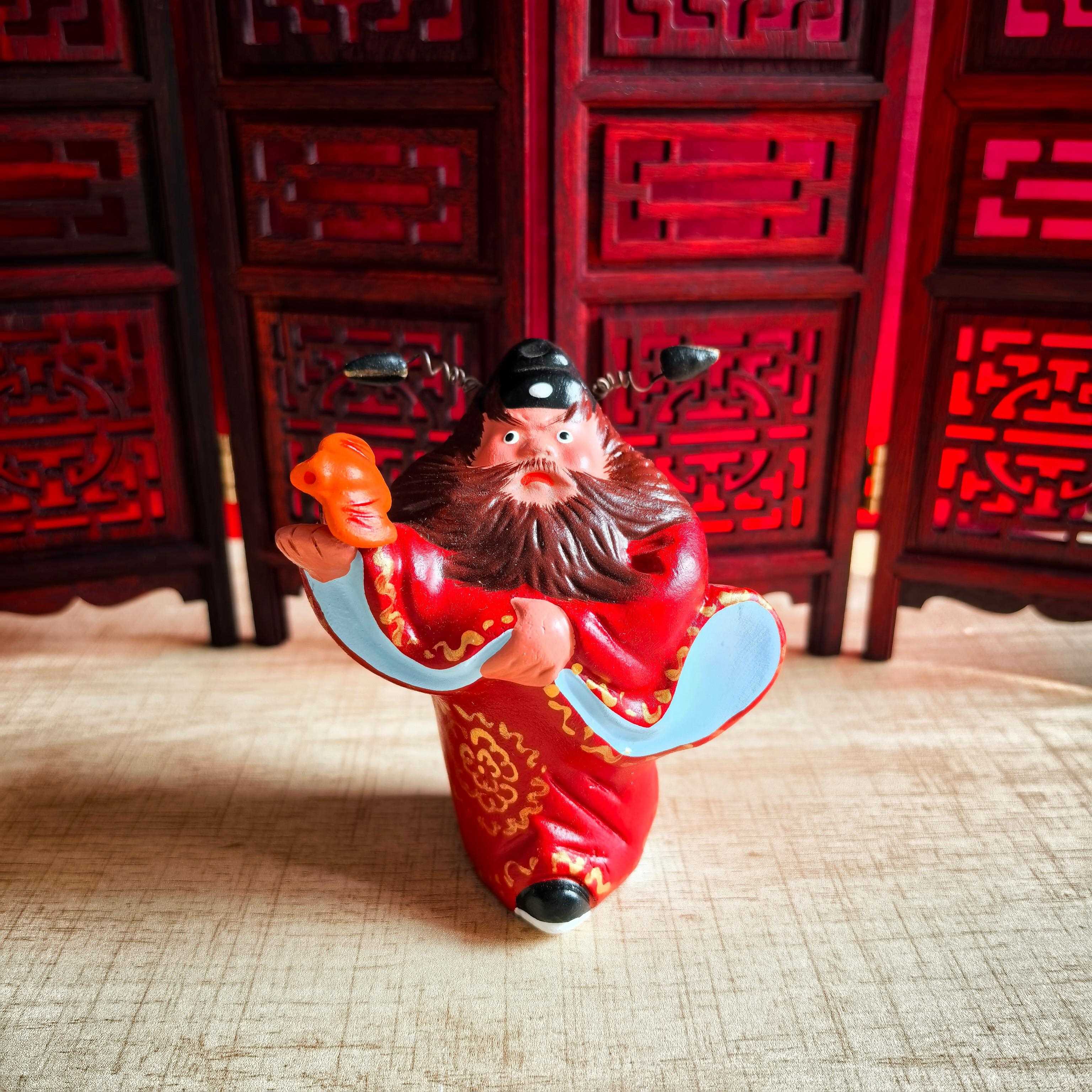 高档钟可爷爱工位装女饰摆件财馗神礼物送生办公室招财天津