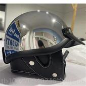 高档Born成free轻量复古机车头盔哈适合四季 使用 瓢t型Shory人骑