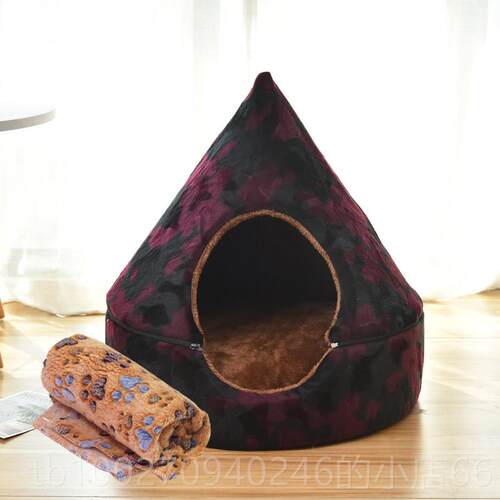 高档猫封窝四季通用猫床式宠物床别墅闭狗窝可拆洗冬天保咪暖宠物