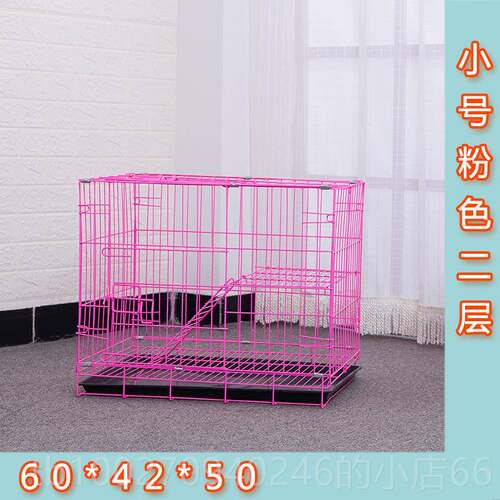 高档折叠笼子大号猫猫别墅双层房猫用窝三层家用猫舍小型猫咪子宠