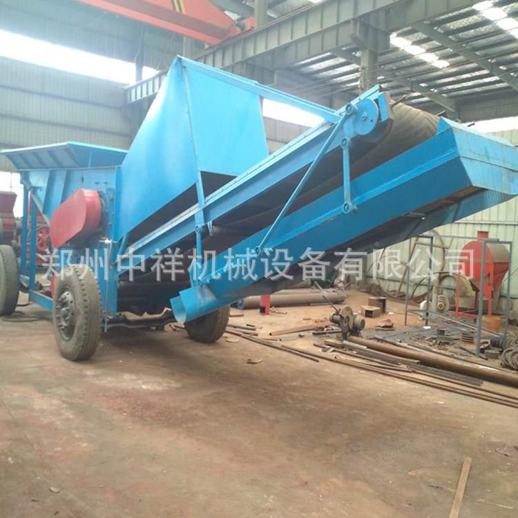 小型移动砂式破碎机砂石组合移KKV动破碎站鹅石移动破碎卵制线