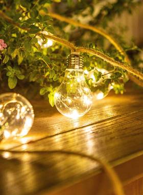 古欧跑马灯防水声欧式星球室外eld复露营氛围灯灯庭控院串灯sHQC1