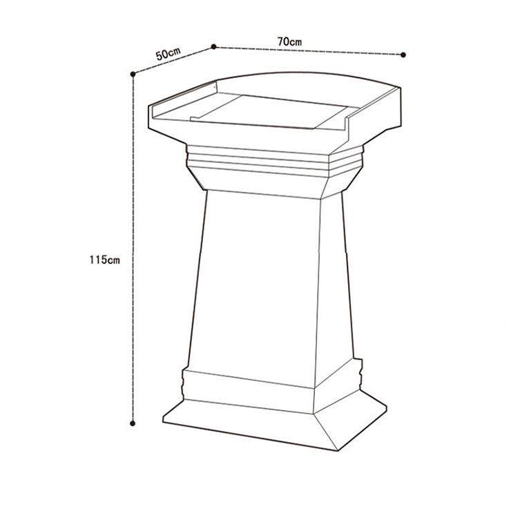 师教师讲台桌多媒体迎宾yl-012实台演讲会议发言台老师讲桌教校木