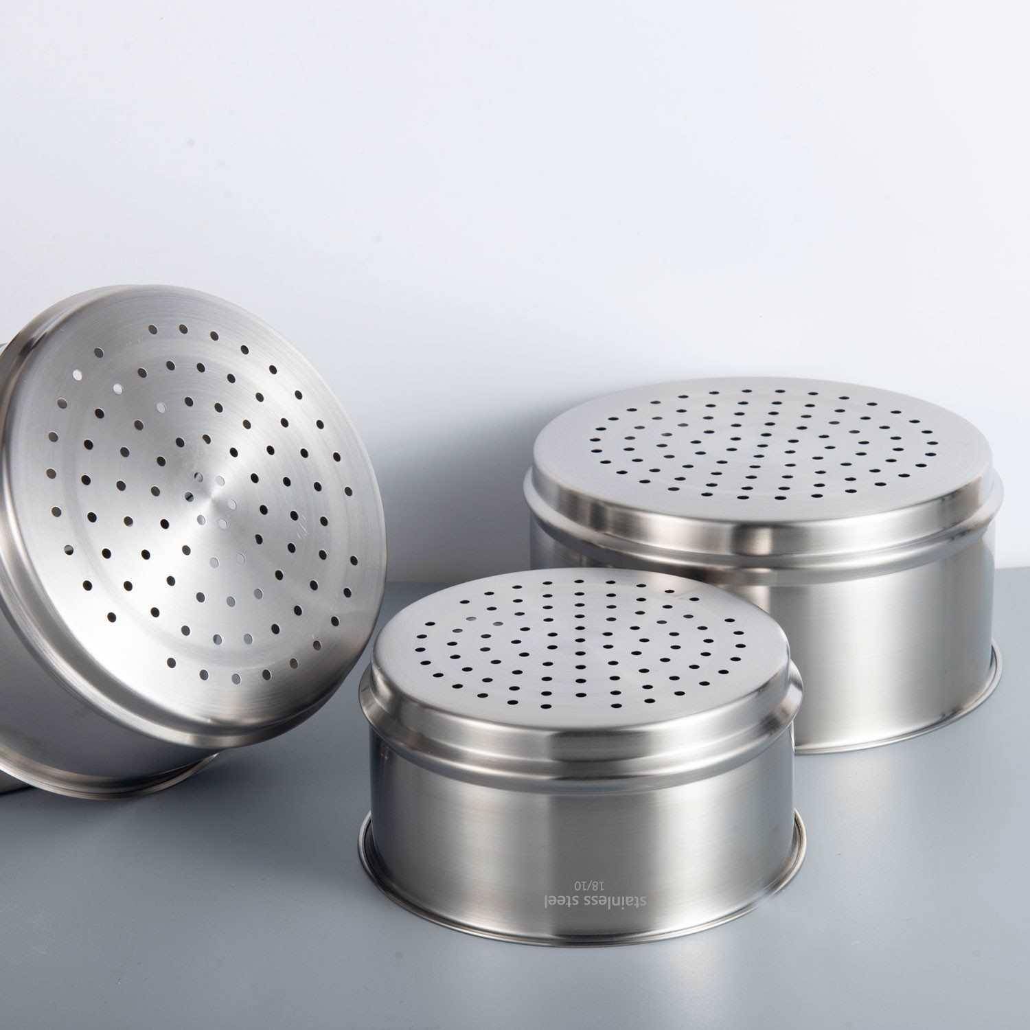 16182804厘米RNA12/10不锈钢双耳蒸笼304蒸蒸架格蒸屉出口标