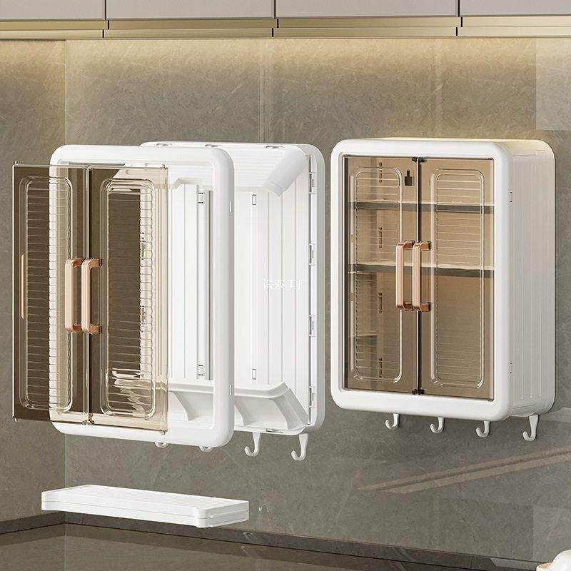 调架收纳免防尘壁挂收式墙角纳架柜多功ZD-24811能多层打孔盒厨房,厨房/烹饪用具,抹布架/厨房清洁收纳架,淘宝优惠券,粉丝福利购,淘宝优惠卷