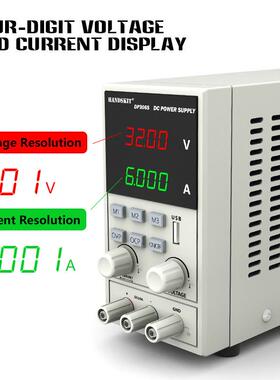 稳压电源可调32V6A手机修直流电源维组调用储存值利德D三P优30VFQ