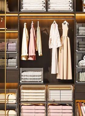 子衣折收纳抽DAF屉式收纳箱可叠柜分层隔板整理架宿舍架收纳筐子