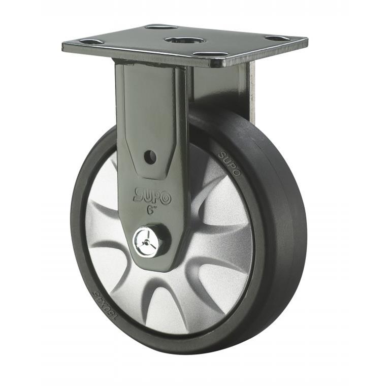 SUPJ07-04-1/向0荣动力6寸承重型工业定向PA尼龙O脚轮J07-04-15-6