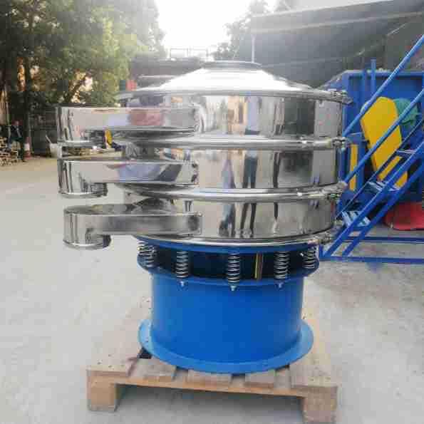 圆盘机全不锈钢振动筛粉体颗振粒筛选LC-600机料配自动加旋筛智能