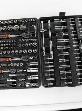 多功能套筒手汽工具组合棘UTK7轮扳手扳大全11件套筒套修装