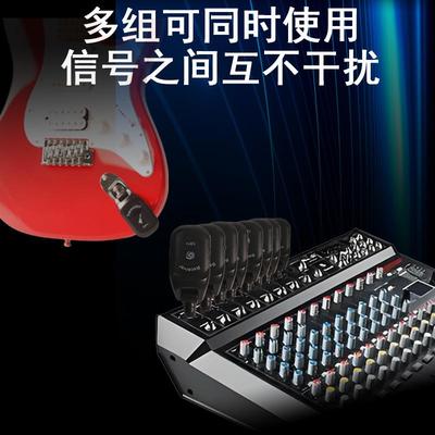 c01+吉无线射专接他收器电吹管收发器电吉他贝发XCK斯乐器用连接