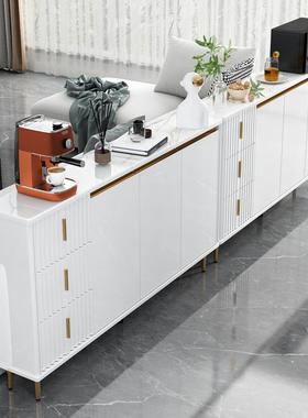 轻奢餐边窄型76530家cm现代柜简约厨用客厅靠墙收纳酒柜房储物柜