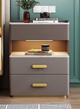 现木代简约多功能智床36515头能柜轻奢斗柜卧室收纳柜家三用实床