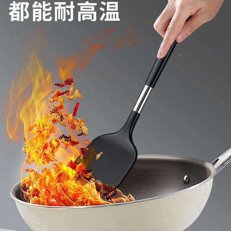 25380德国食级硅铲胶不粘锅专用铲汤勺耐高品温家用炒菜铲子硅胶