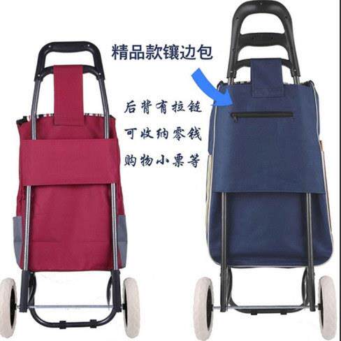 日本便携购物车爬楼折叠拉车买菜小手车家拖用推车小47651行李车