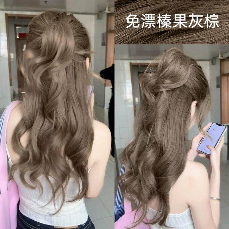 榛果灰棕色染头发膏剂2026新款流行色女自己在家染持久不掉色免漂