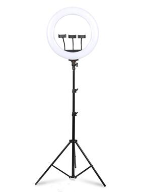 8寸2寸YG-18214补寸直播环2形光灯主播美颜摄影灯影室灯落地打光