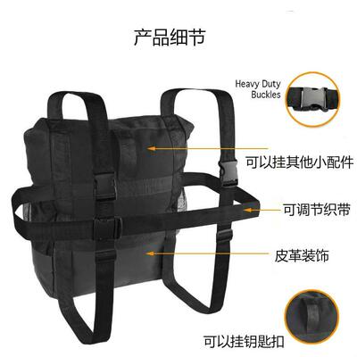 适合轮适胎备用OG0108皮轮胎货车门储物挂袋备用垃圾袋用于工具装