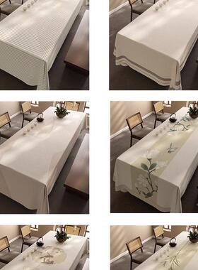 现代办简约会议室长方形高档公室桌布会议长桌布级酒店桌20220411