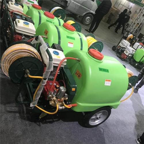 农用多功能手推式喷雾器高架自走式喷药车汽油果树杀虫打药机