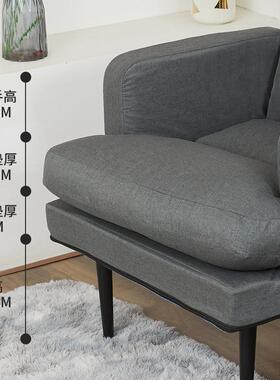 人沙发椅小户组装家用卧室午休阳53884台躺卧型新款t字单躺懒人折