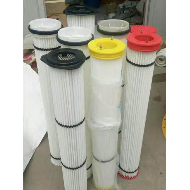 土搅拌站多种型号仓顶除尘器145*凝090除环尘滤筒智粉尘滤芯