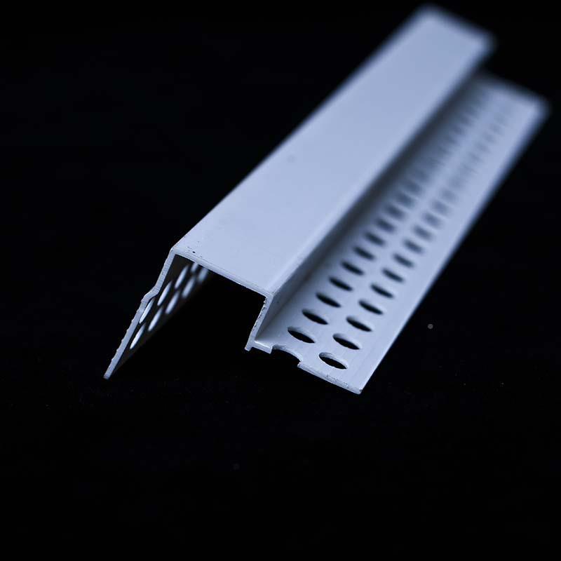 PV塑料异型单封边几字条槽RSMU型凹分隔边条石膏板天C花工艺槽