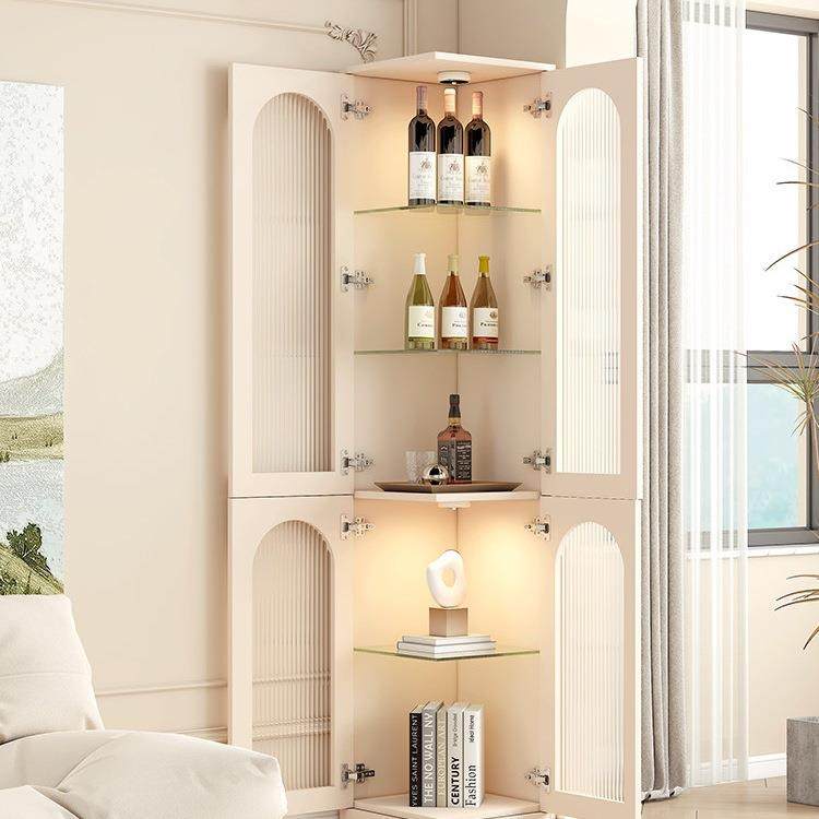 油风转角酒柜玻璃门展示柜客厅靠墙家用墙角柜落J置物角架7WBL41,鲜花速递/花卉仿真/绿植园艺,其它园艺用品,淘宝优惠券,粉丝福利购,淘宝优惠卷