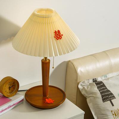 美式床头台结婚轻主卧中古氛围灯感装灯饰卧室灯奢复211012古工作