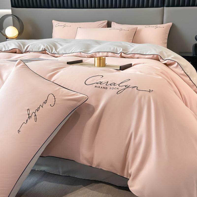 轻奢磨毛床件套上用学品生宿舍床单被套被罩SL-1床笠四三件套