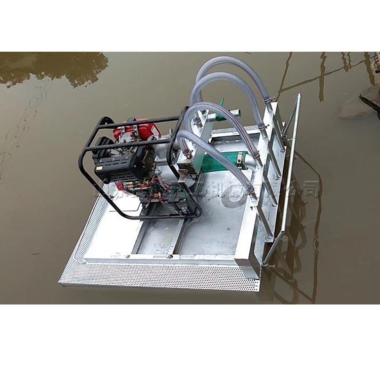自走式挖藕机汽油农莲藕马蹄获机不锈钢浮体收挖藕设CLB用备