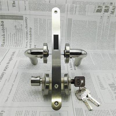 30LB-0124不锈钢门磁吸锁房门具简静音磁吸约锁木门通用执手锁分