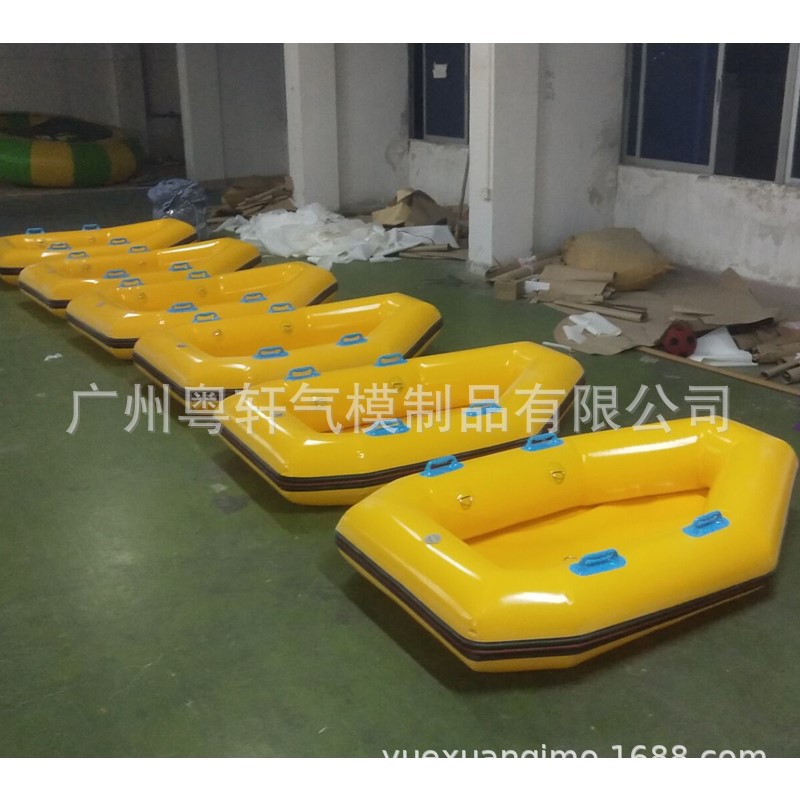 户外钓鱼PVC皮划艇折叠加厚