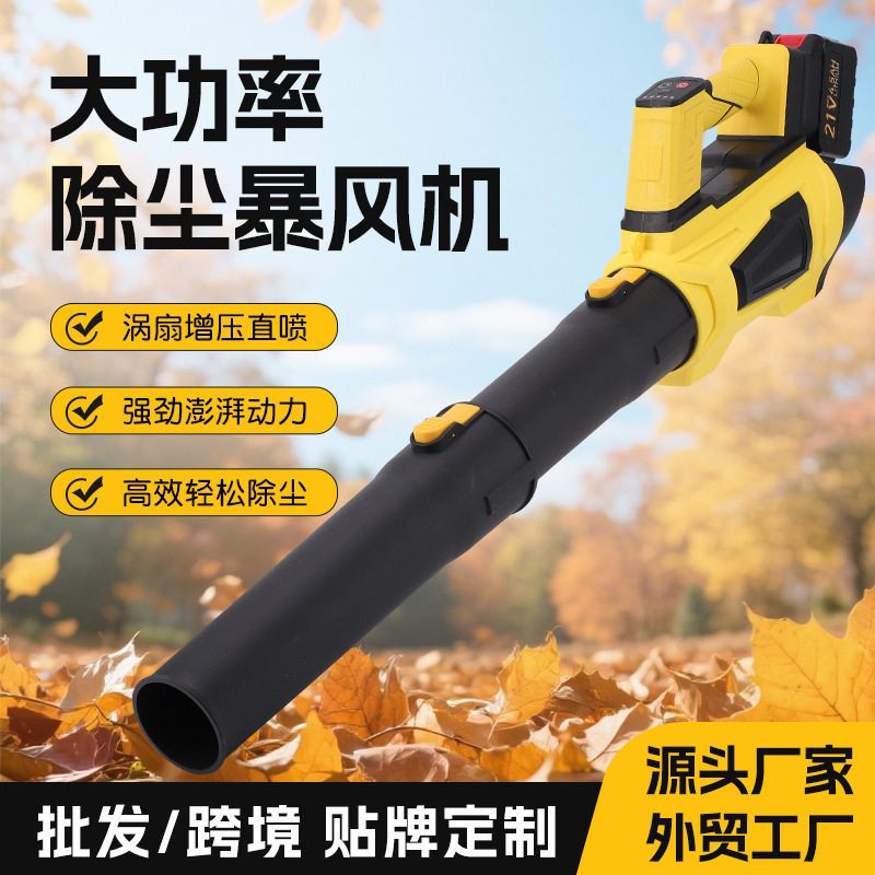 智能6档调速无刷暴风机小型便携式户外鼓风机除尘吹灰吹水机锂电