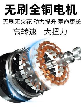 伯特里刷锂电扳手带冲击可HOF敲击无心轴功空能架子木多工汽修a3