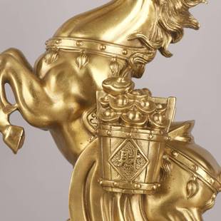 家居工艺品铜马铜摆来件铜马马马上财福字马一桶金马