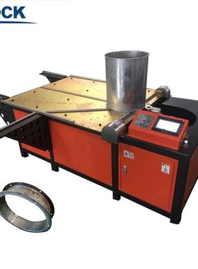 全不锈圆卷边机自动圆桶翻边钢机风机外壳翻桶边RZE打孔机