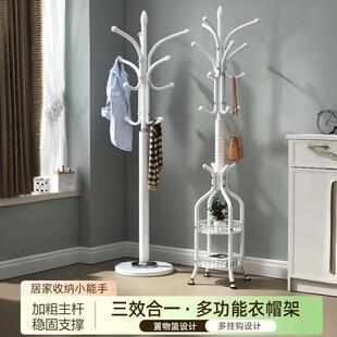 多能包挂衣架家用房间功纳落PWS地卧室衣帽架立式置物收挂衣服杆
