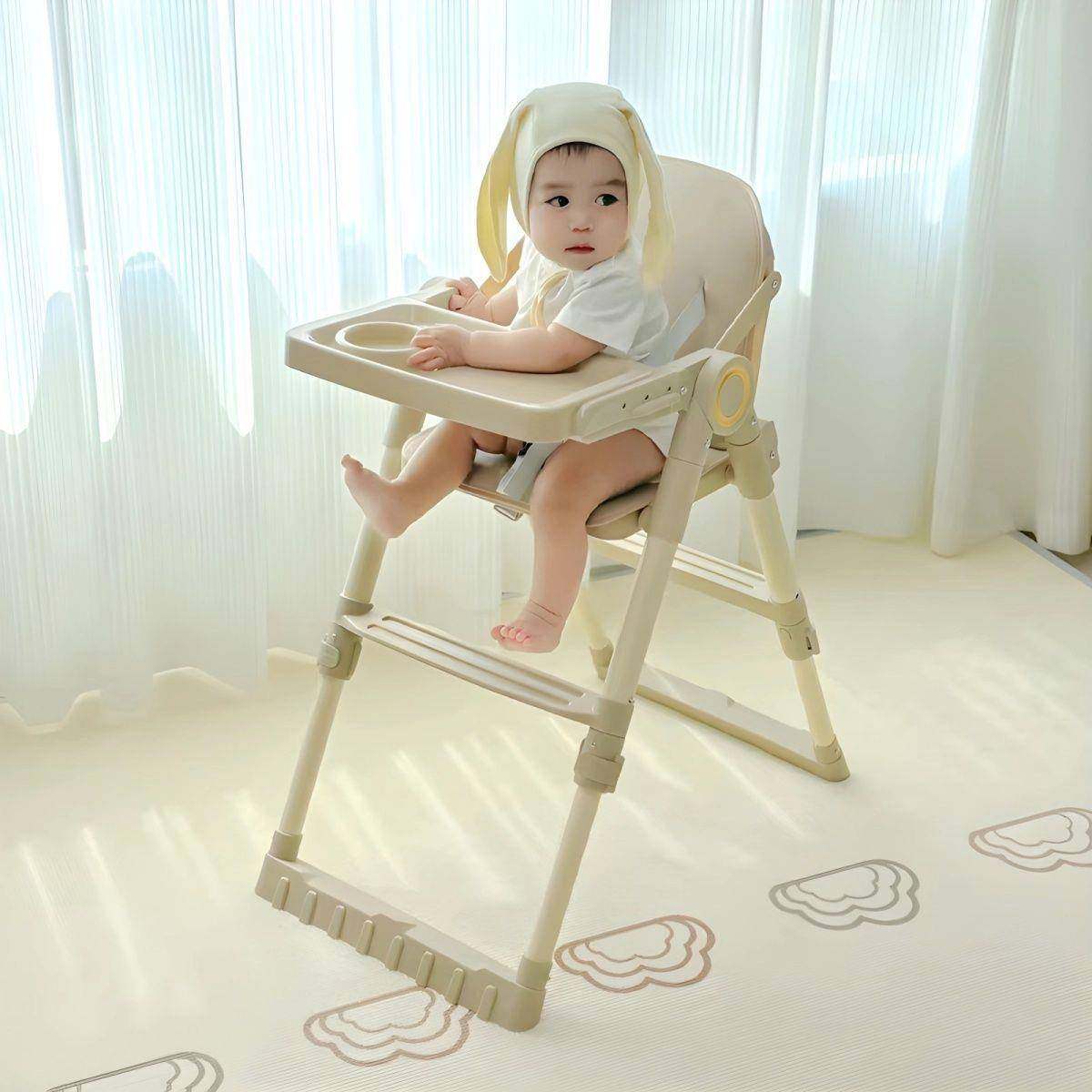 免幼安装儿童餐椅宝吃饭椅婴儿学座椅可折宝叠宝910饭宝餐椅小孩