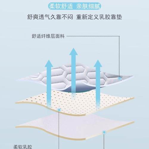 乳胶床头宿靠垫靠软包护腰靠枕大背孕妇沙枕发F97S77S8抱枕舍床上