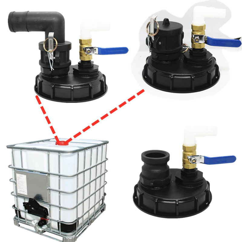 IBC吨桶配件吨桶盖吨桶呼吸盖16.5cm带排气孔化工桶盖吨桶塑料盖
