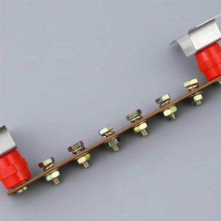 T2紫铜排镀锡铜排打孔铜排成型铜排定制加工折弯打孔成型接地铜排