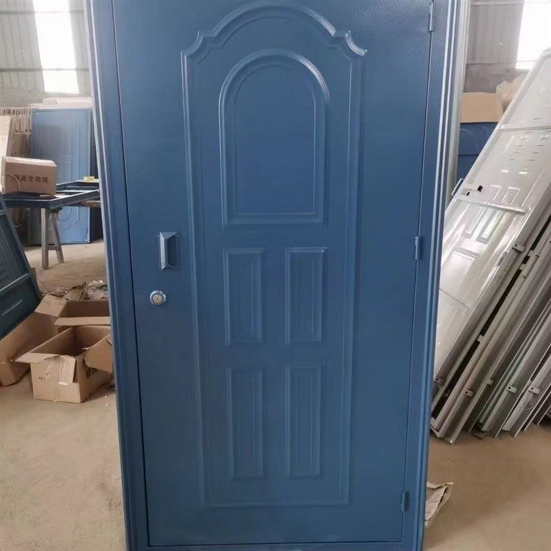 定制单板工程双开门储藏间铁门单门入户门铁皮防盗门钢质家用进户