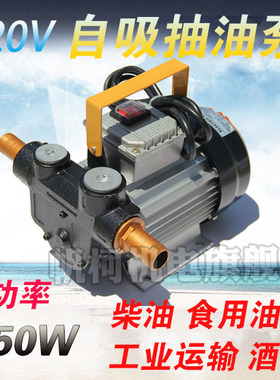 FK-A50A70A100交流直流自吸式抽油泵12v24v220v电动自吸食用油抽